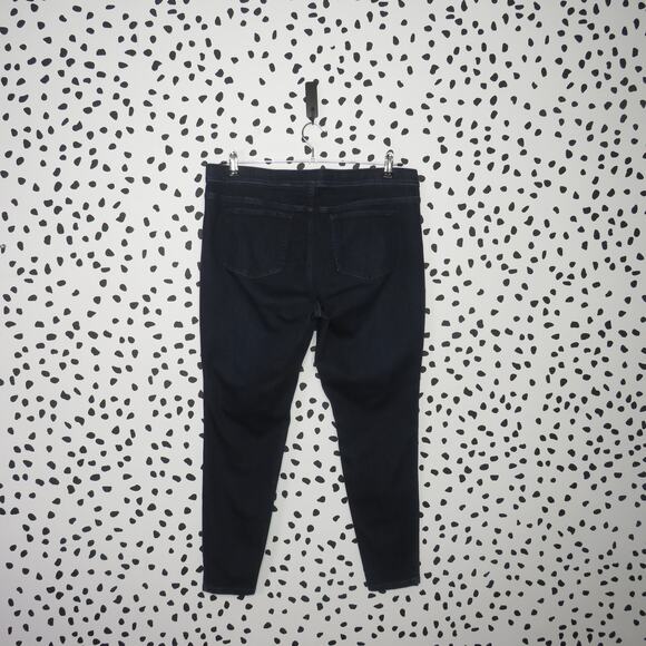 J. Jill Dark Wash 5 Pocket Leggings Stretch Denim Skinny Jeans - Picture 4 of 10